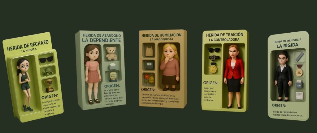 Las cinco heridas emocionales de la infancia